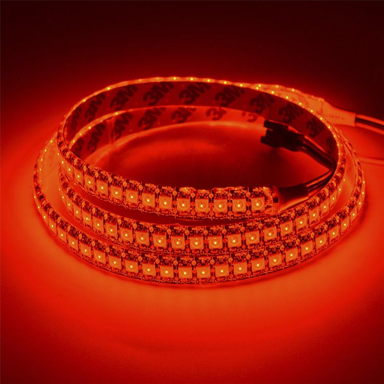 WS2811 DC5/12V Programmable LED Strip Lights, Addressable Digital Full Color Chasing Flexible LED Strips, Indoor Use, 288LEDs 6.56ft Per Reel By Sale WS2811 DC5/12V Programmable LED Strip Lights, Addressable Digital Full Color Chasing Flexible LED Strips, Indoor Use, 288LEDs 6.56ft Per Reel By Sale